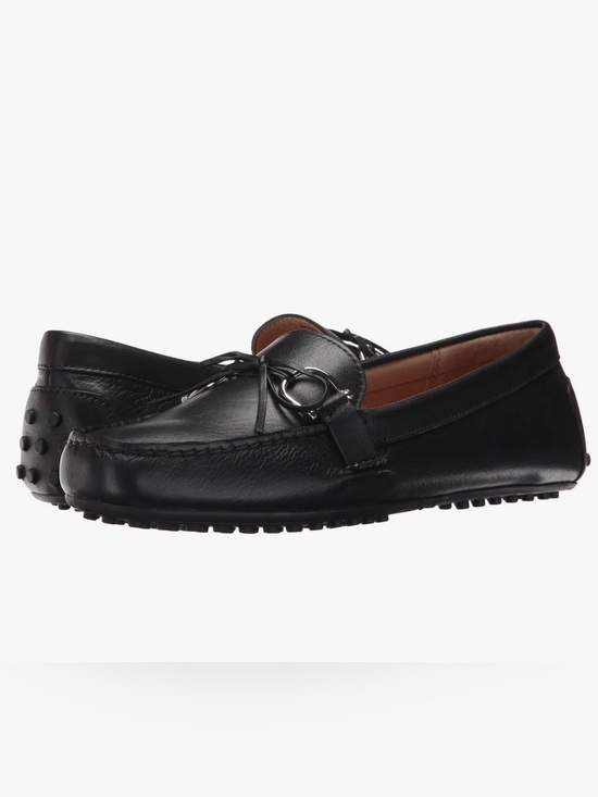 Lauren Ralph Lauren Shoes - Lauren By Ralph Lauren Black Briley Leather Loafer Flats Women’s Size 8